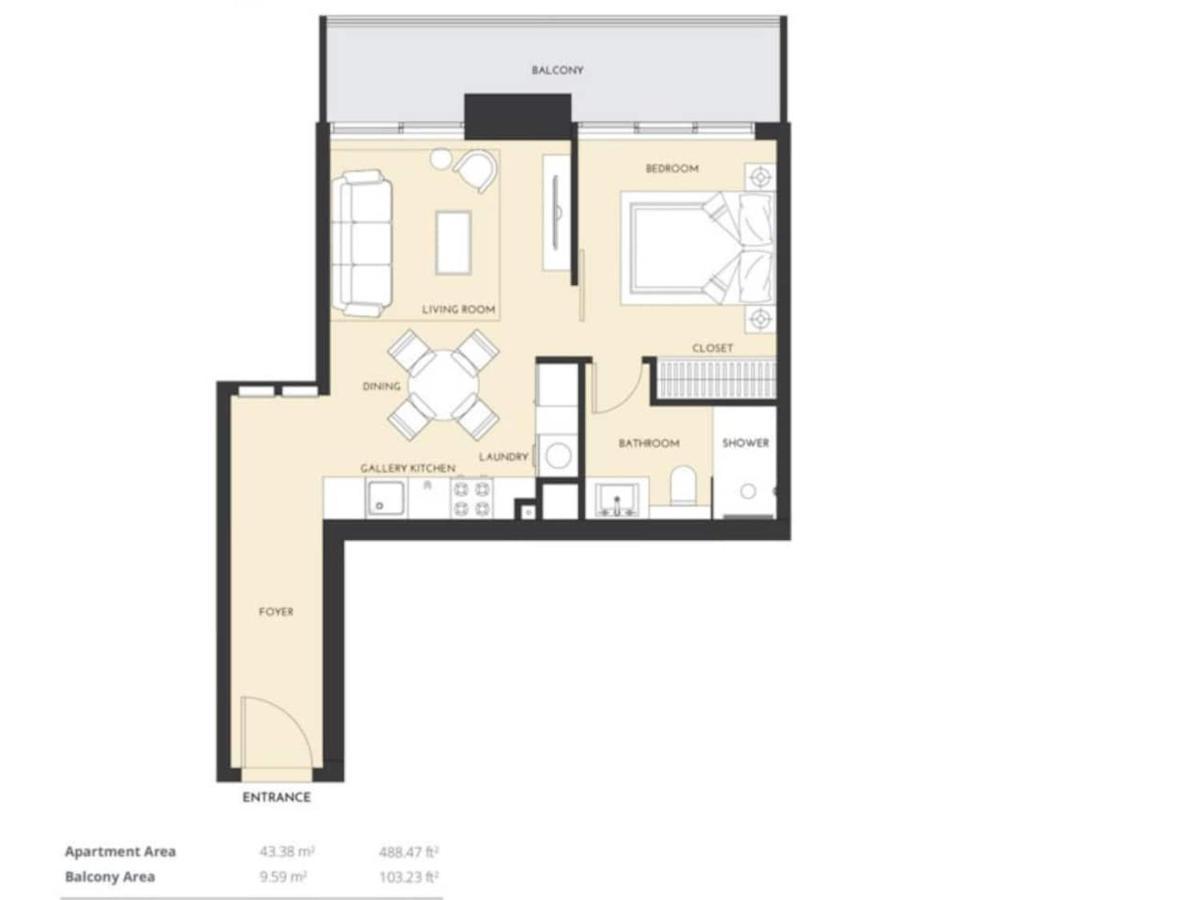 Promo I Sea View I 1 Bedroom Apartment I Studio One Tower I Dubai Marina Exteriér fotografie